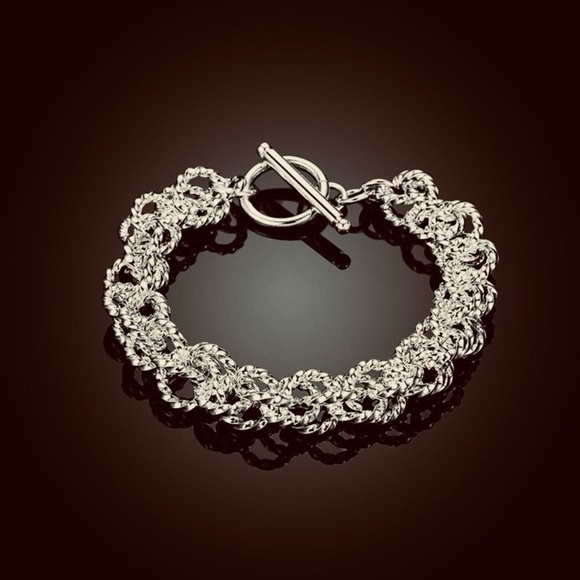 Sterling Silver 0.925 Chain Bracelet, NWOT - Picture 2 of 10